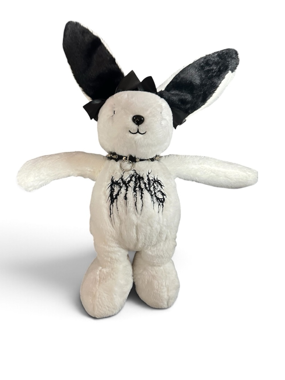 Dolls Kill white plush bunny, Crossbody bag